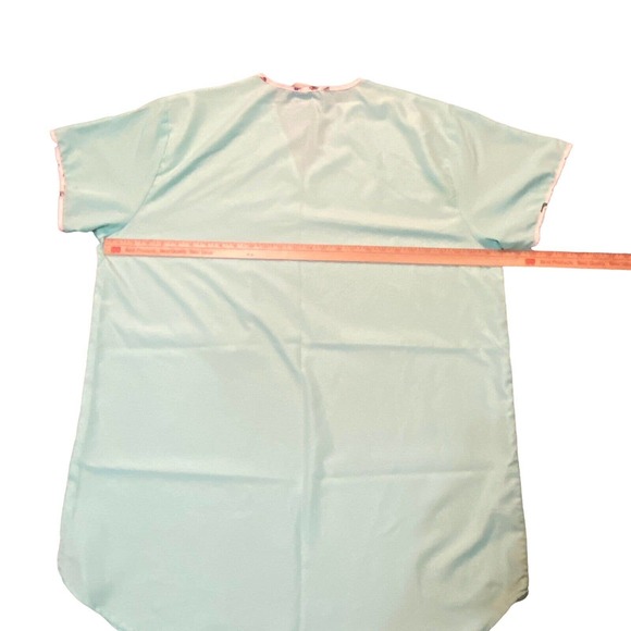 Gold Coast‎ 2X Womens Sleep Shirt Night Dress Silky Feel Pajamas Short Sleeves - Picture 6 of 6